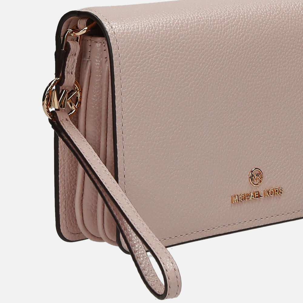 Michael Kors Jet Set Charm crossbody tas L soft pink bij Duifhuizen