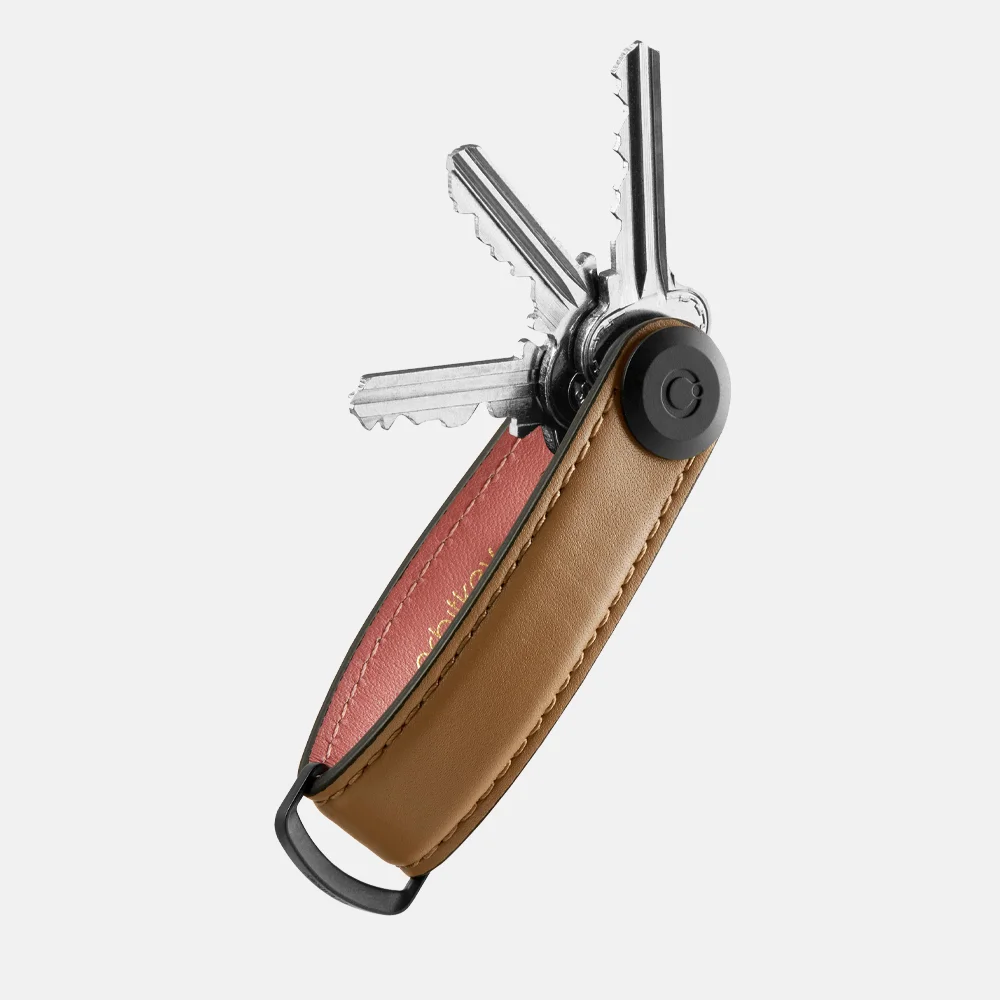 Orbitkey Key Organizer 2.0 cocoa rose bij Duifhuizen