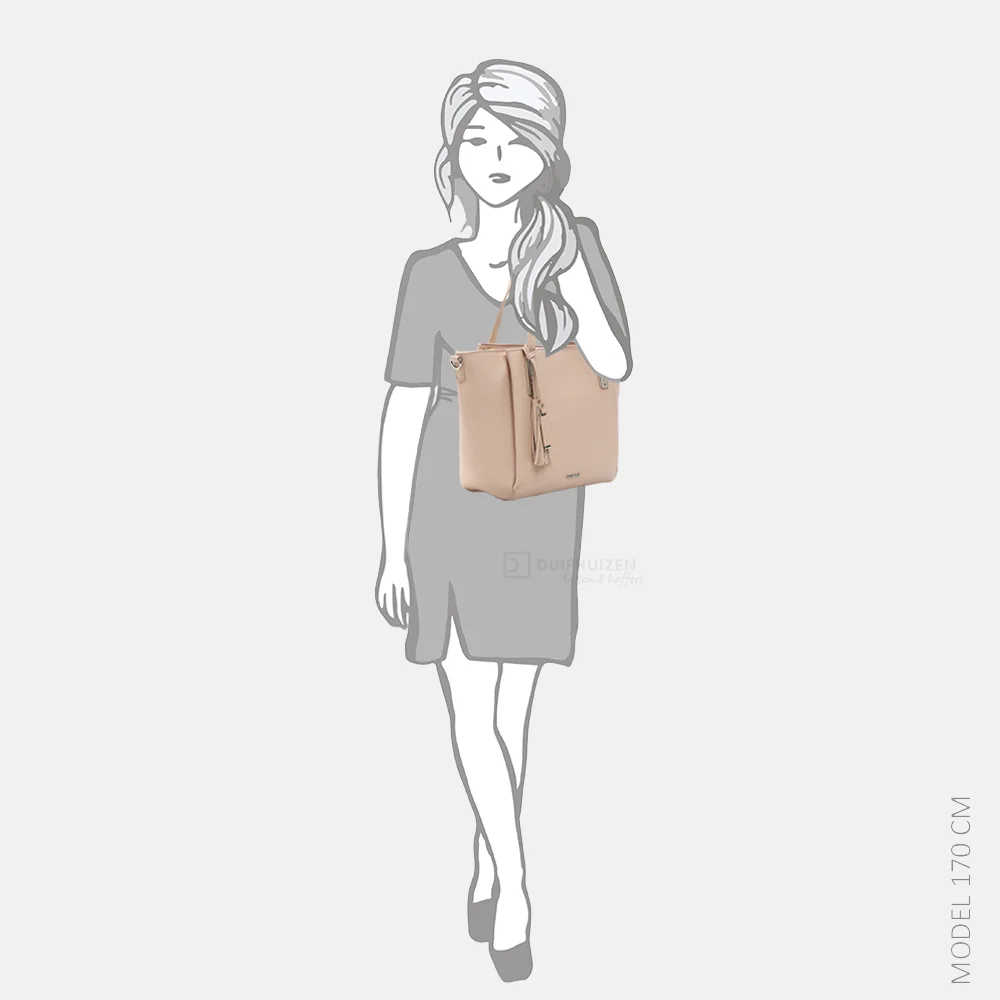 Emily & Noah Brook shopper pink salt bij Duifhuizen