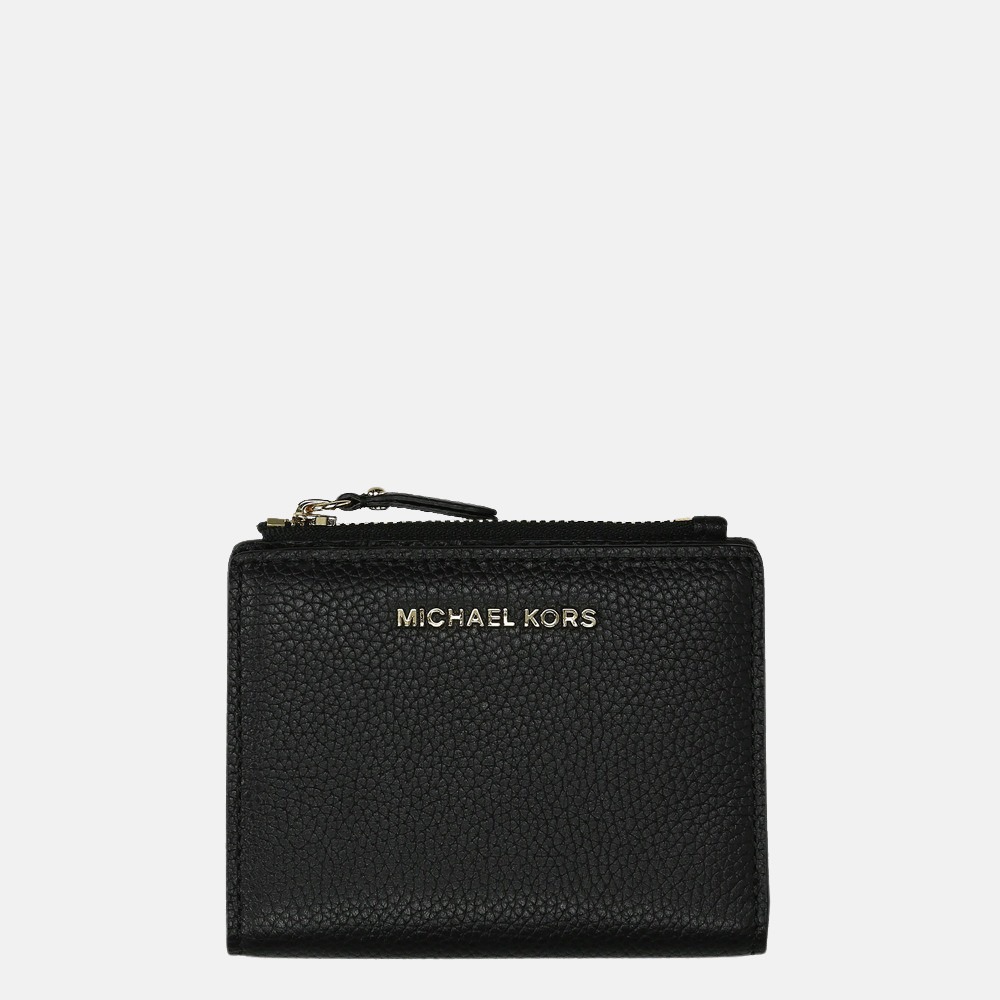 Michael Kors Jet Set Snap portemonnee black bij Duifhuizen