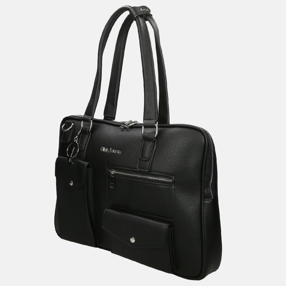 Olivia Lauren laptoptas 13 inch zwart bij Duifhuizen