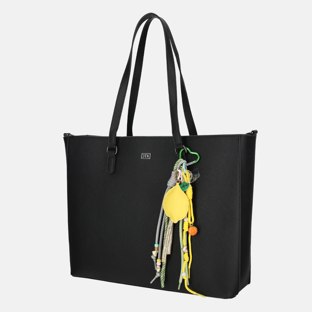 Charm London bag charm/tassenhanger geel bij Duifhuizen