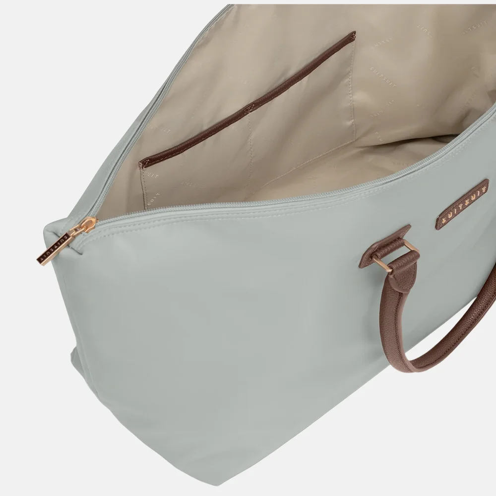 Suitsuit Fab Seventies weekendtas limestone bij Duifhuizen