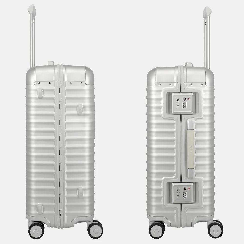 Titan Eternity reiskoffer 69 cm silver bij Duifhuizen