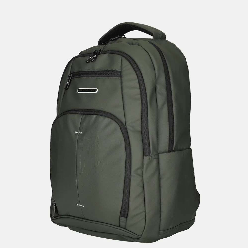 Enrico Benetti Northem laptoprugzak 15 inch olijfgroen bij Duifhuizen