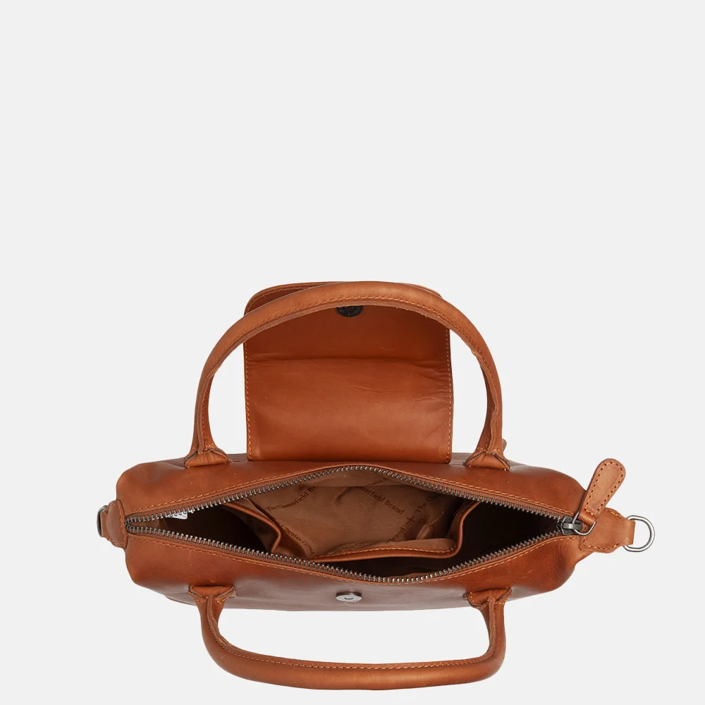 Chesterfield Hockney handtas S cognac bij Duifhuizen