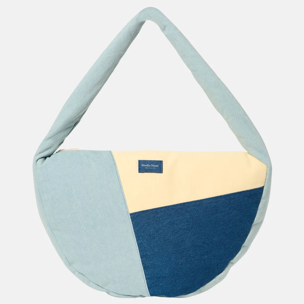 Studio Noos Patchwork crossbody tas denim bij Duifhuizen