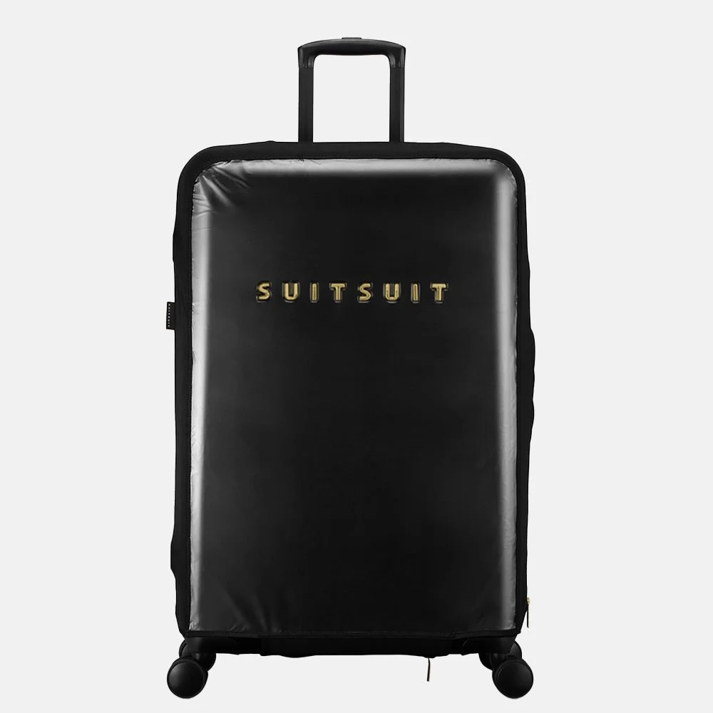 SUITSUIT Fab Seventies Black Gold kofferhoes 76 cm black bij Duifhuizen