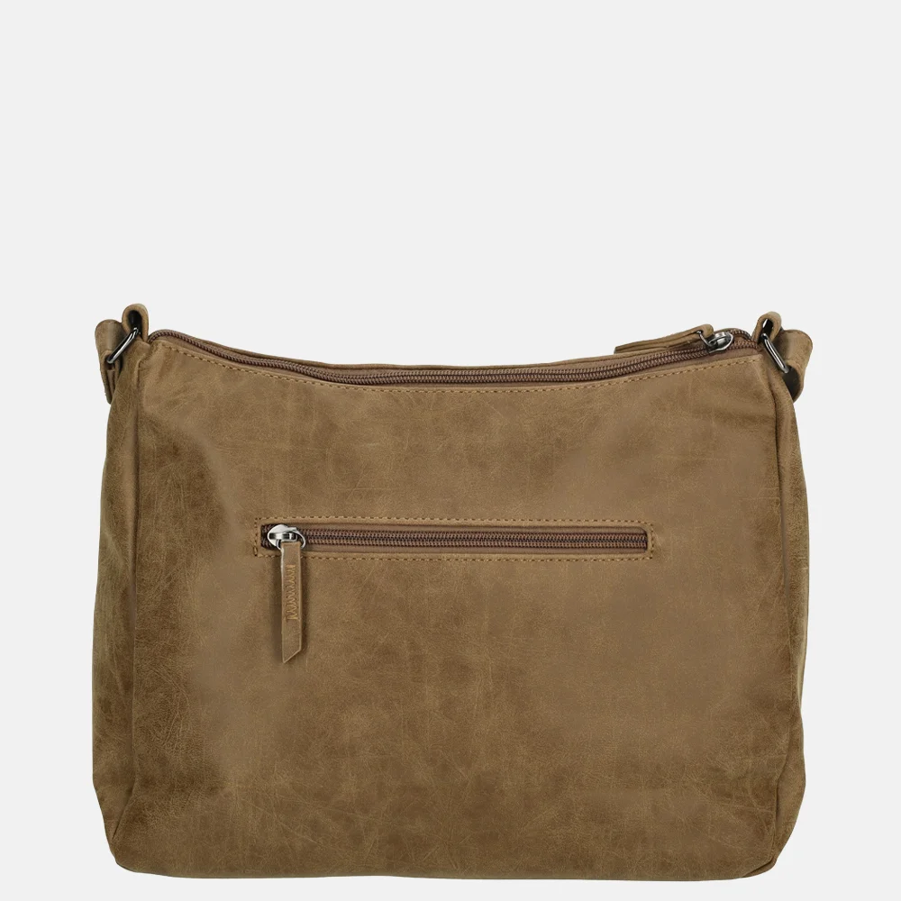Enrico Benetti Noumea crossbody tas camel bij Duifhuizen