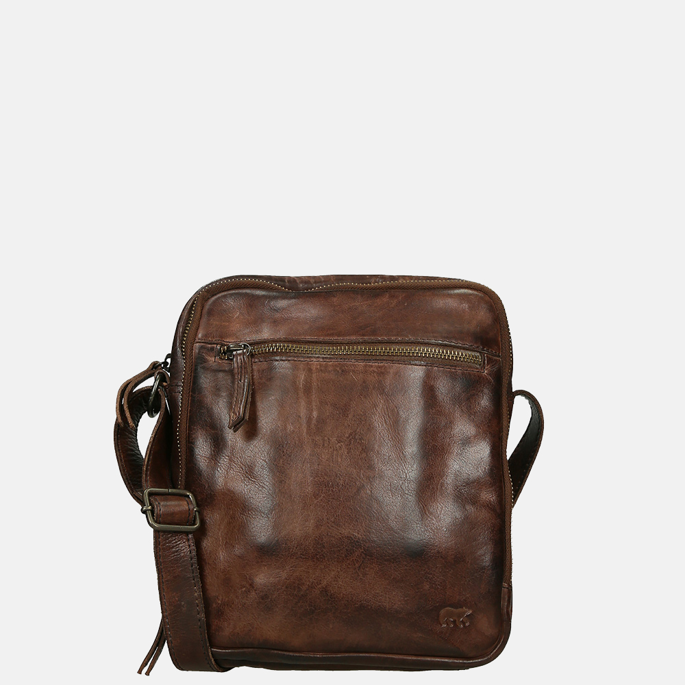 Bear Design crossbody tas M bruin bij Duifhuizen