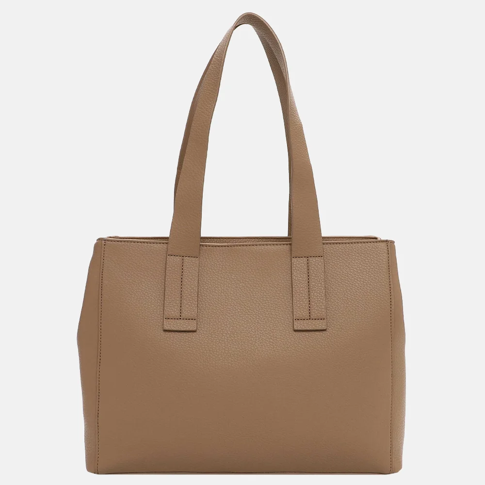 Emily & Noah Heidemarie shopper taupe bij Duifhuizen