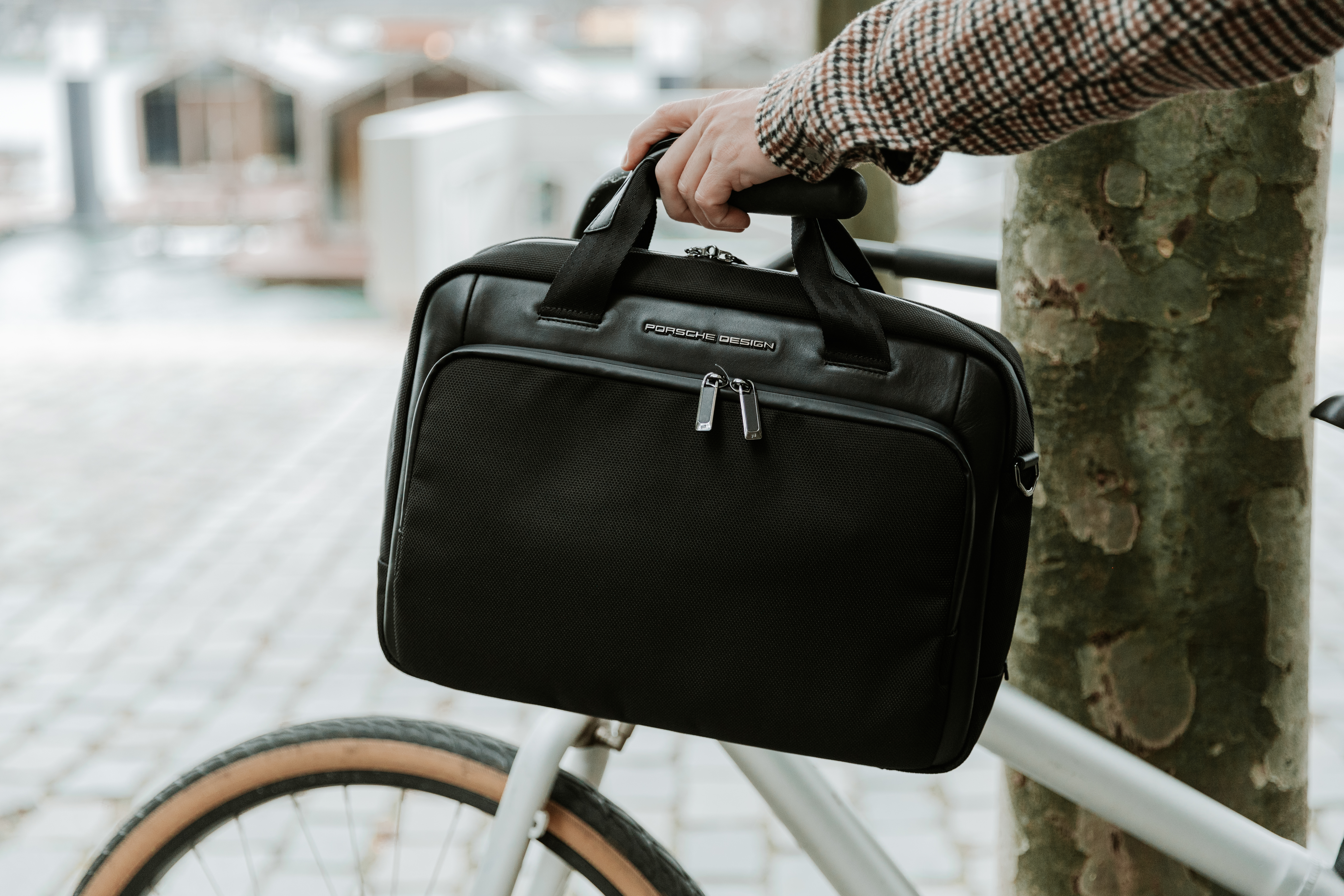 Zwarte laptoptas voor heren bij Duifhuizen