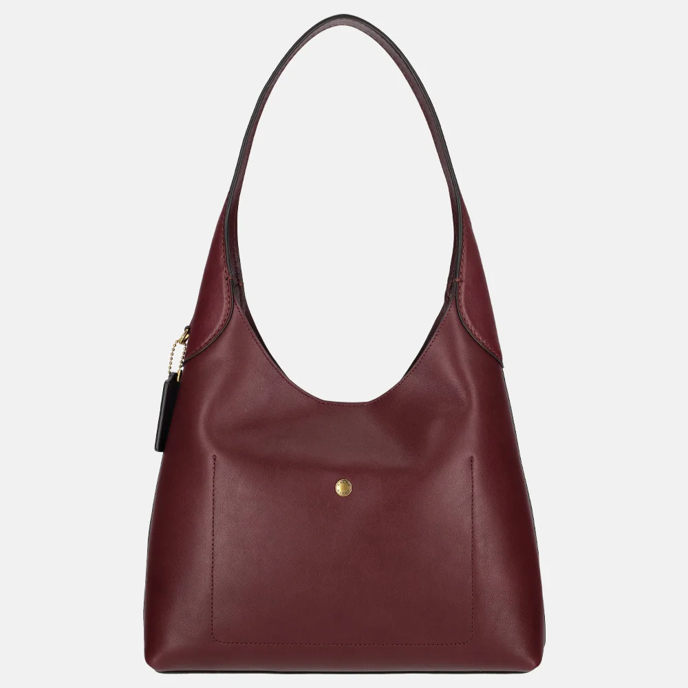 Coach Brooklyn buideltas 28' merlot bij Duifhuizen