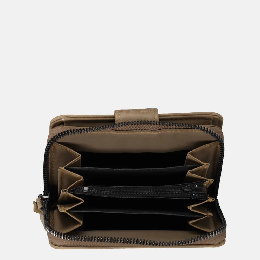 Enrico Benetti Zoë portemonnee S lichttaupe bij Duifhuizen