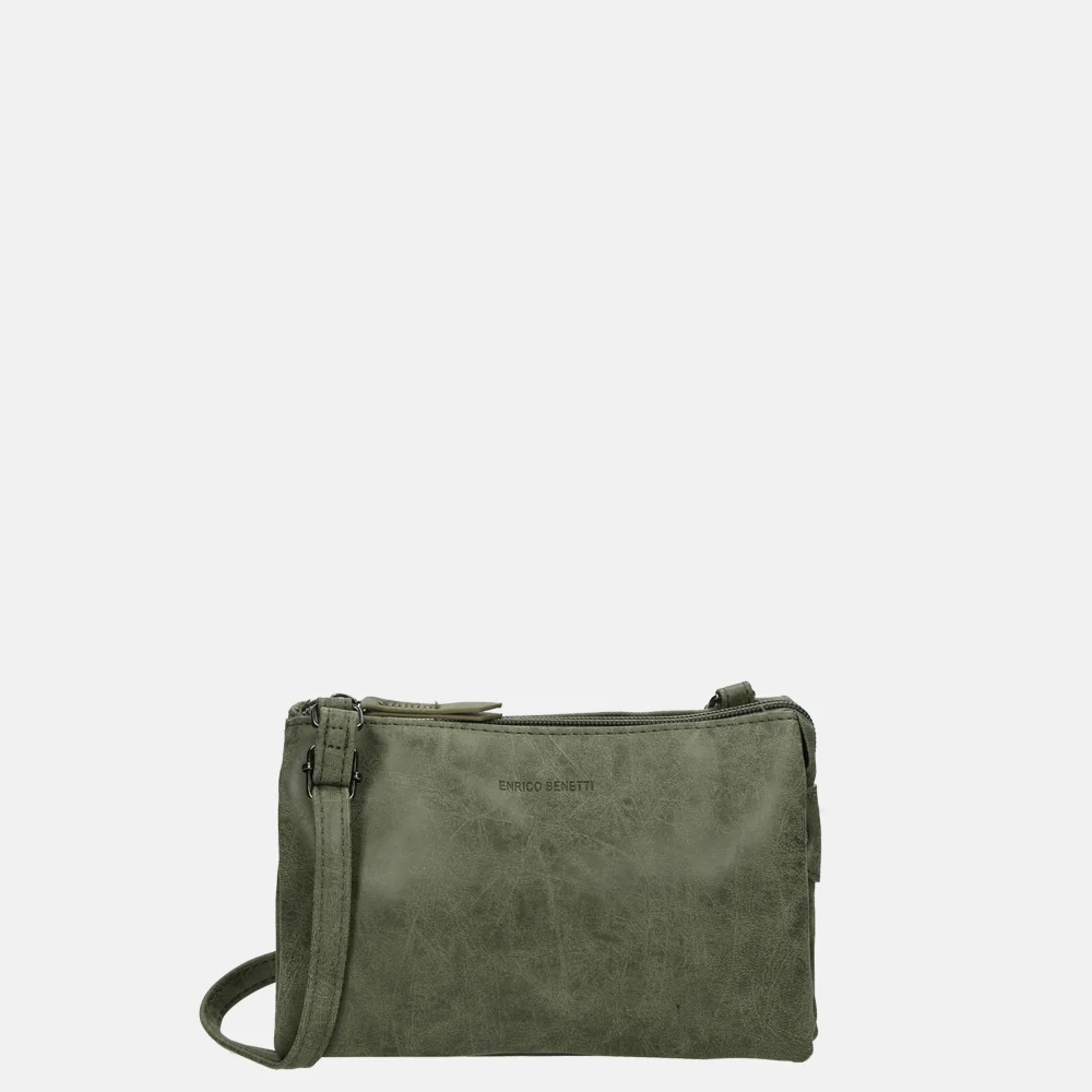Enrico Benetti Anna crossbody tas olive