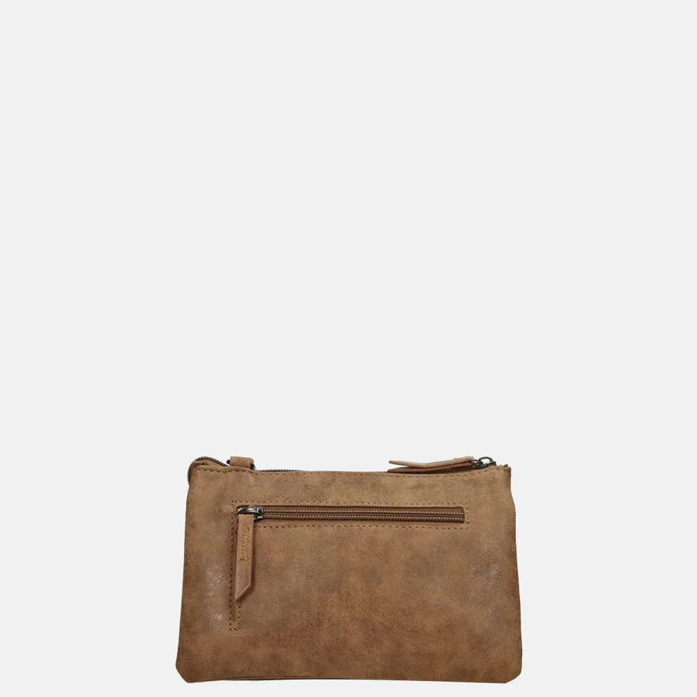 Enrico Benetti Anna crossbody tas camel bij Duifhuizen