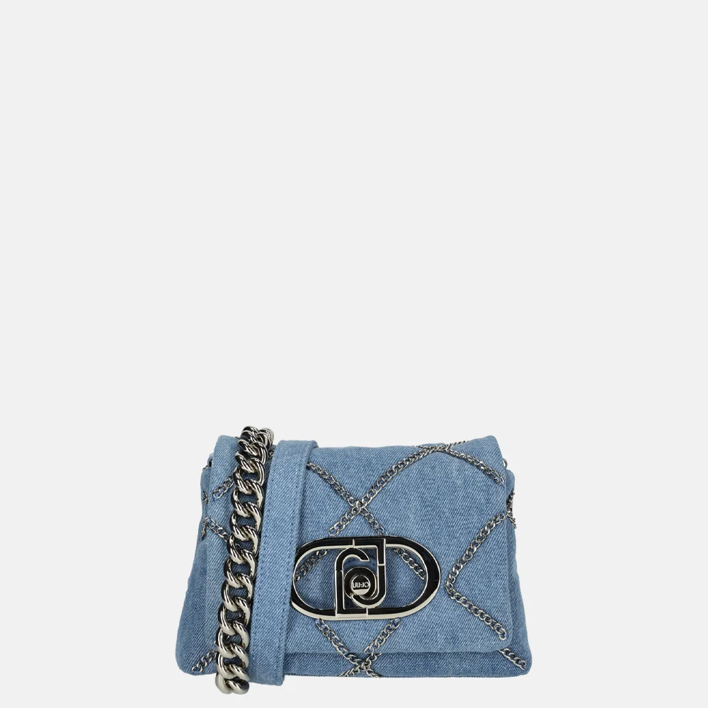 Liu Jo crossbody tas S light denim bij Duifhuizen
