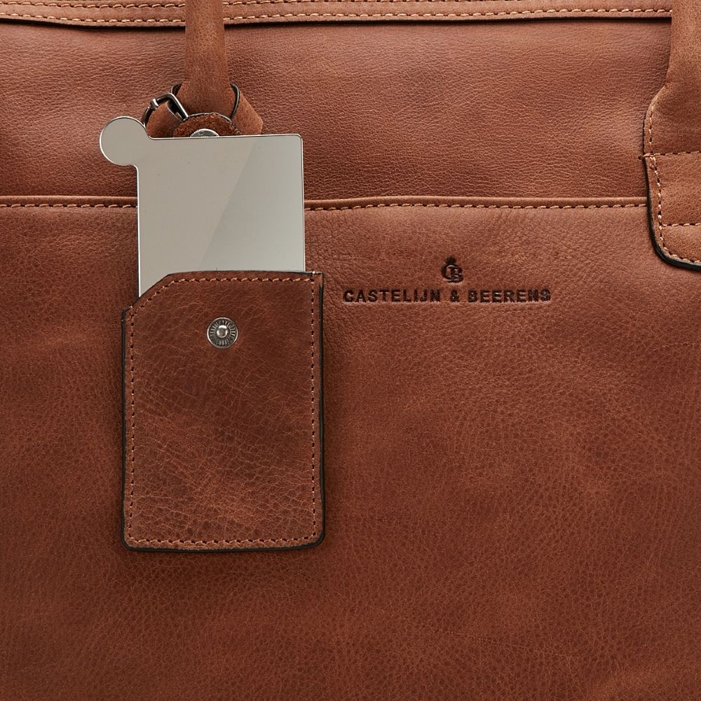 Castelijn & Beerens Carisma laptoptas 15.6 inch cognac bij Duifhuizen