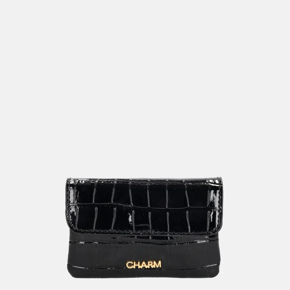 Charm London Knightbridge portemonnee S zwart bij Duifhuizen