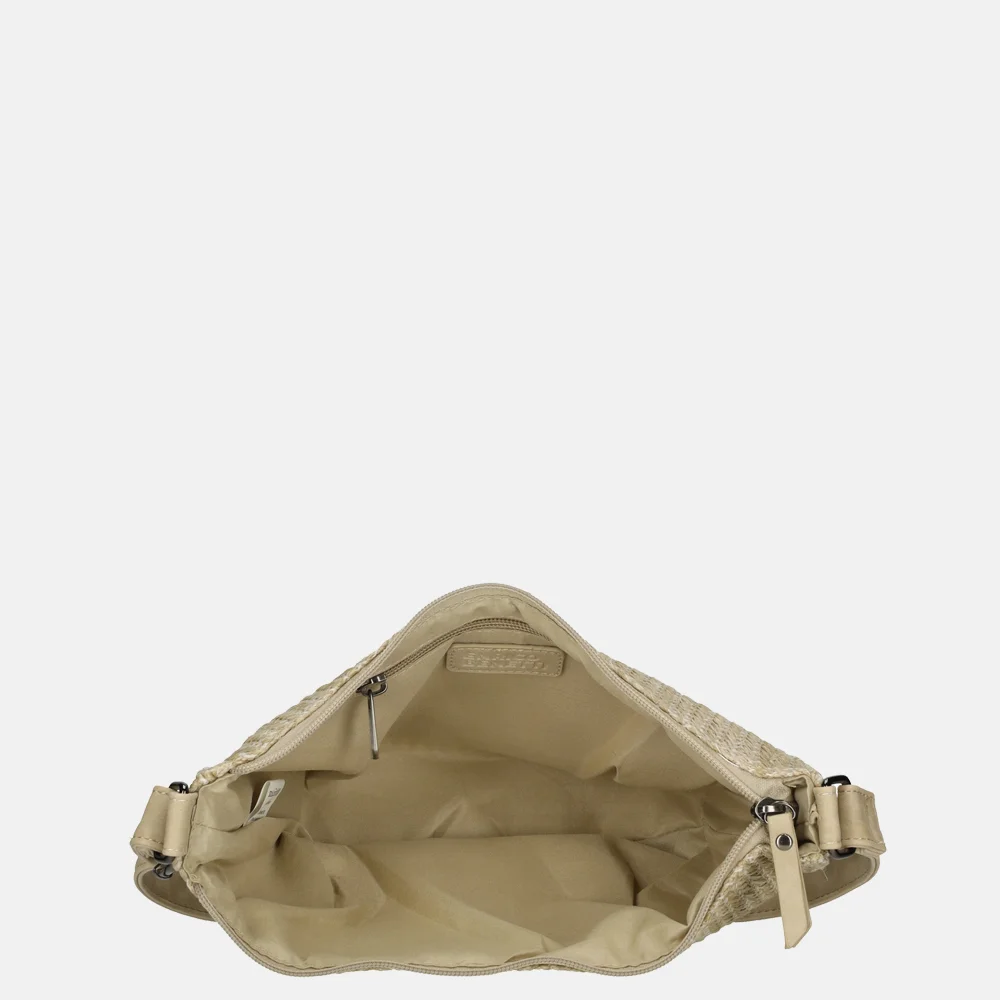 Enrico Benetti Raffia Banana crossbody tas natuur bij Duifhuizen