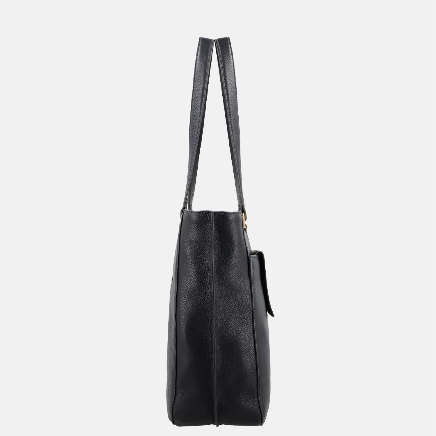 Loulou Essentiels Celine shopper 15.6 inch dark navy bij Duifhuizen