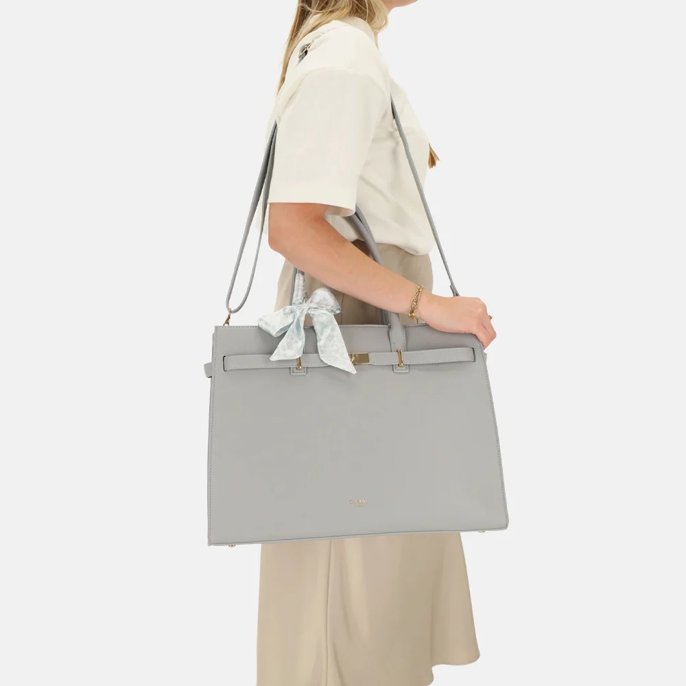 Charm London The Hamptons laptopshopper 15 inch light blue bij Duifhuizen