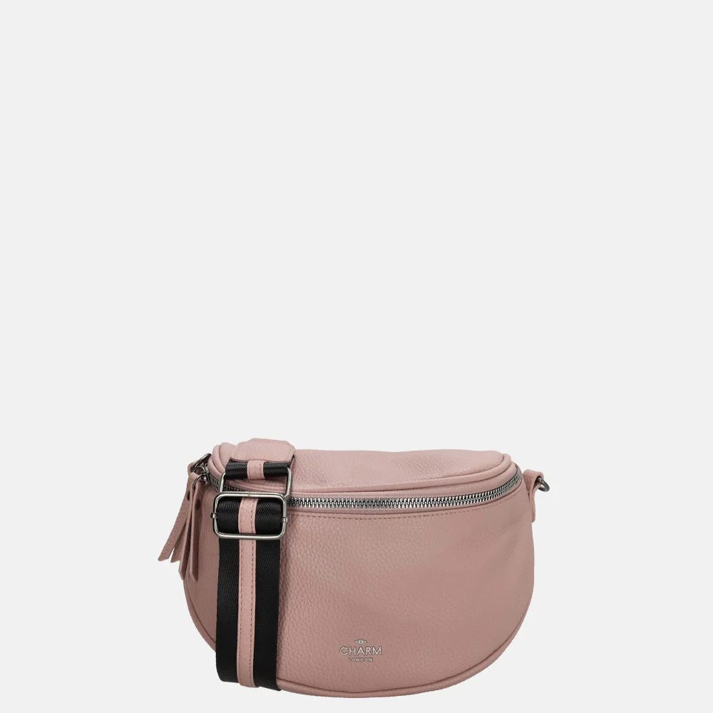 Charm London New York crossbody tas oudroze bij Duifhuizen