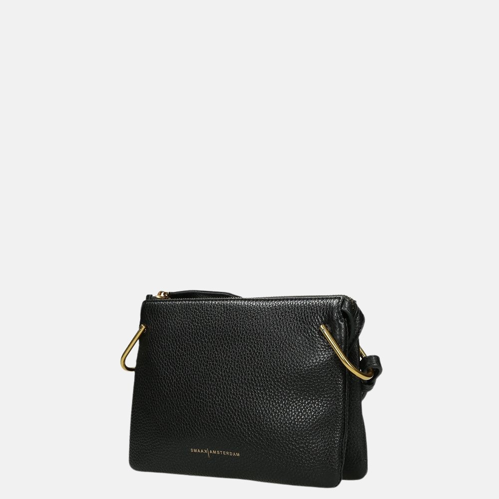 Smaak Amsterdam Yuna crossbody tas black bij Duifhuizen