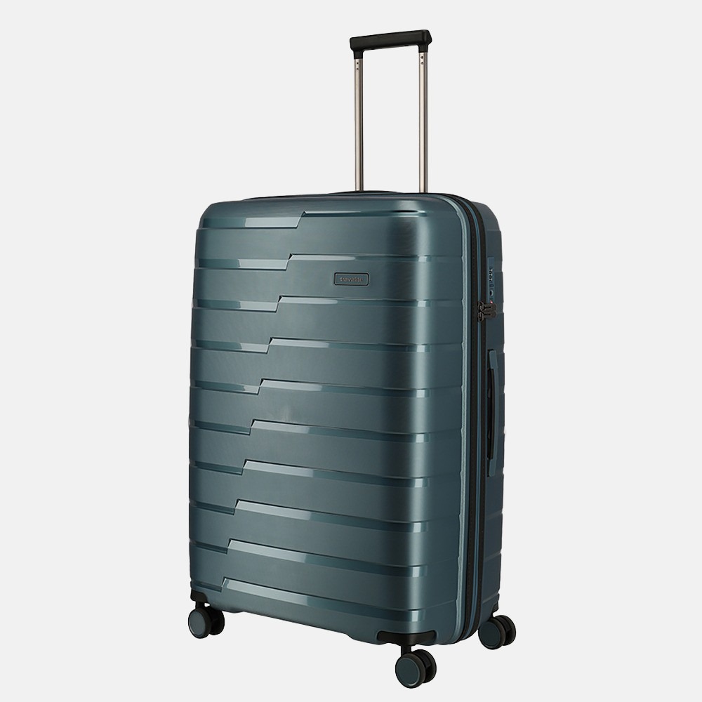 Travelite Air Base koffer 77 cm ice blue bij Duifhuizen