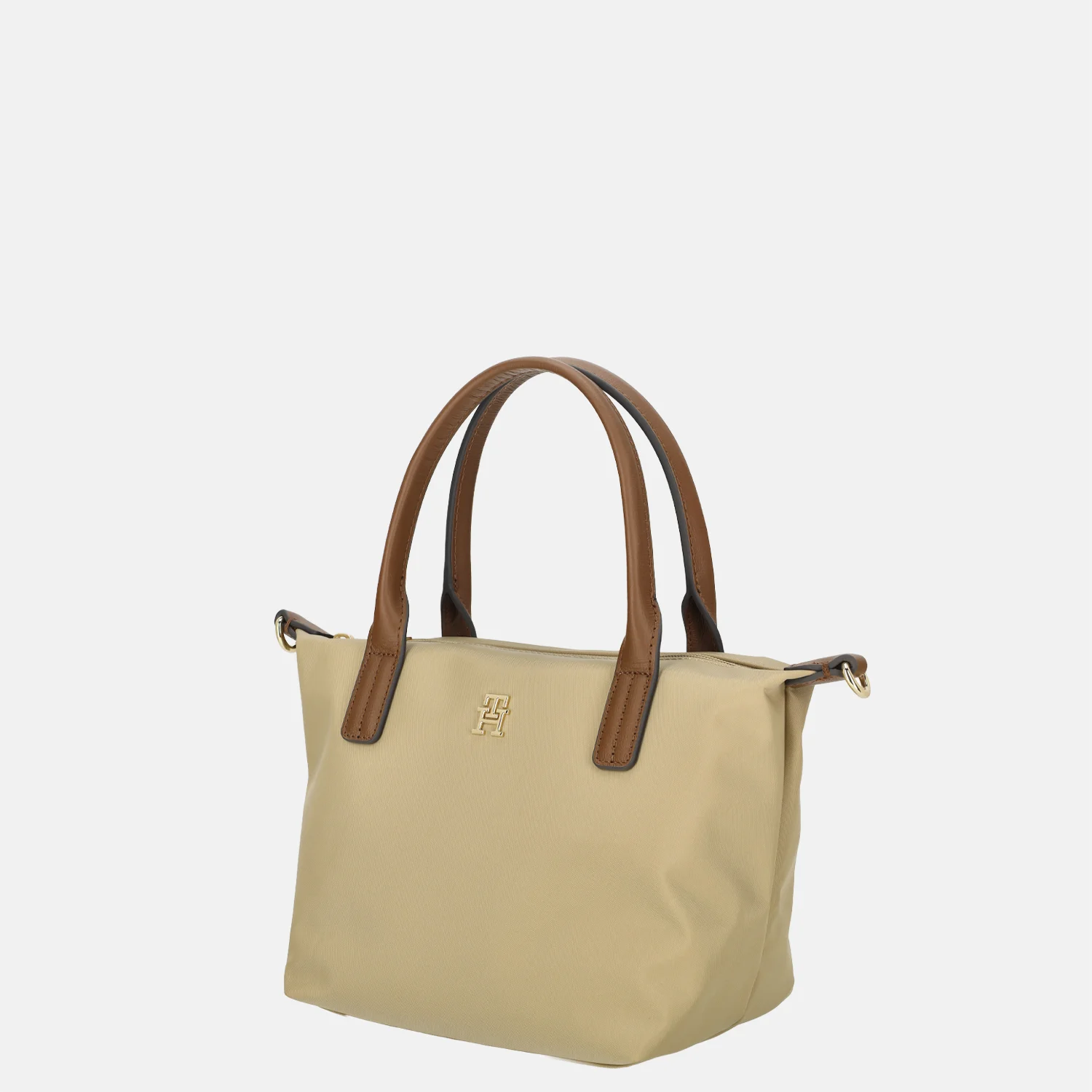 Tommy Hilfiger Popette mini tote handtas horseradish bij Duifhuizen