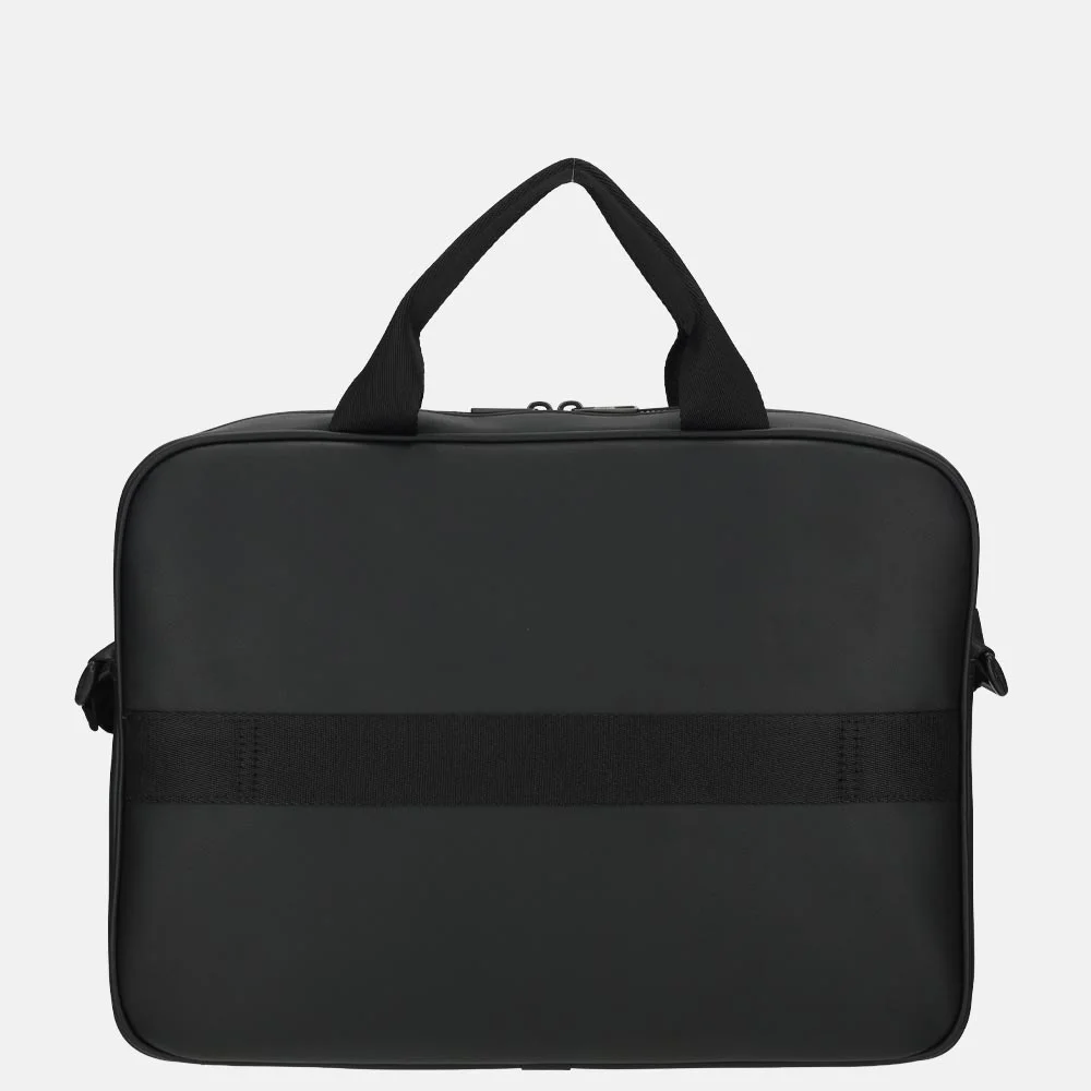 Tommy Hilfiger Metro laptoptas 15 inch black bij Duifhuizen