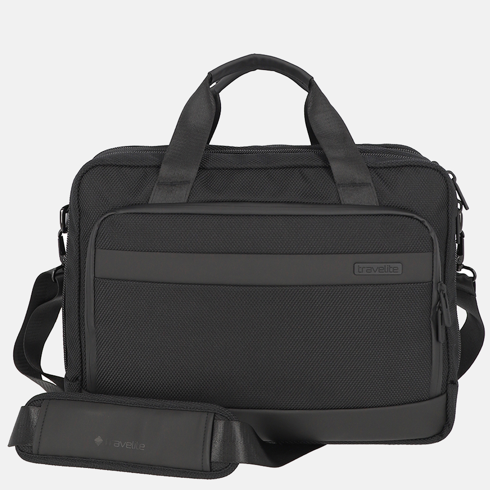 Travelite Meet laptoptas 15.6 inch black bij Duifhuizen