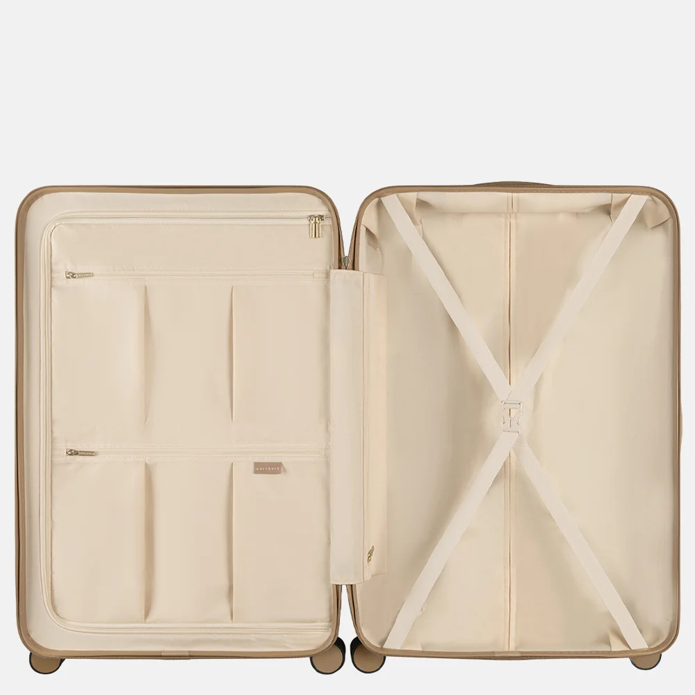 Suitsuit Fusion reiskoffer 76 cm borrowed blue bij Duifhuizen