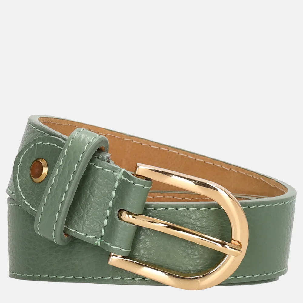 Charm London Anna Belt riem 2,5 cm pistache bij Duifhuizen