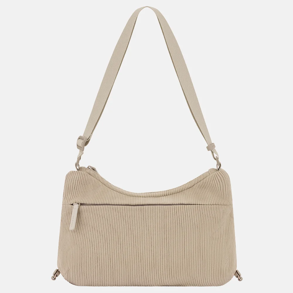 Kapten & Son Skara Corduroy crossbody tas small dusty sand bij Duifhuizen