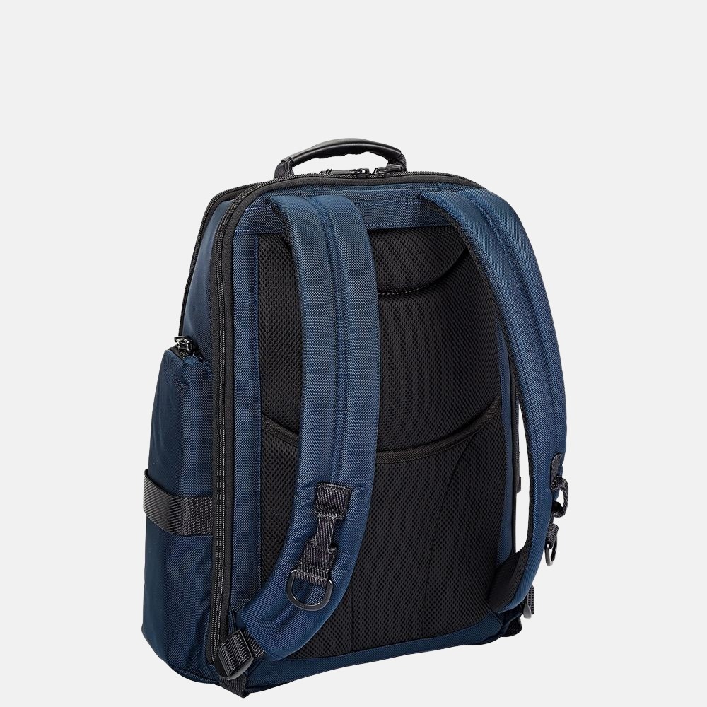 Tumi Alpha Bravo Sheppard Deluxe laptop rugzak 15 inch navy bij Duifhuizen