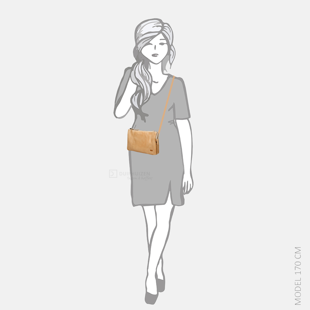 Bear Design Uma crossbody tas M baltic beige bij Duifhuizen