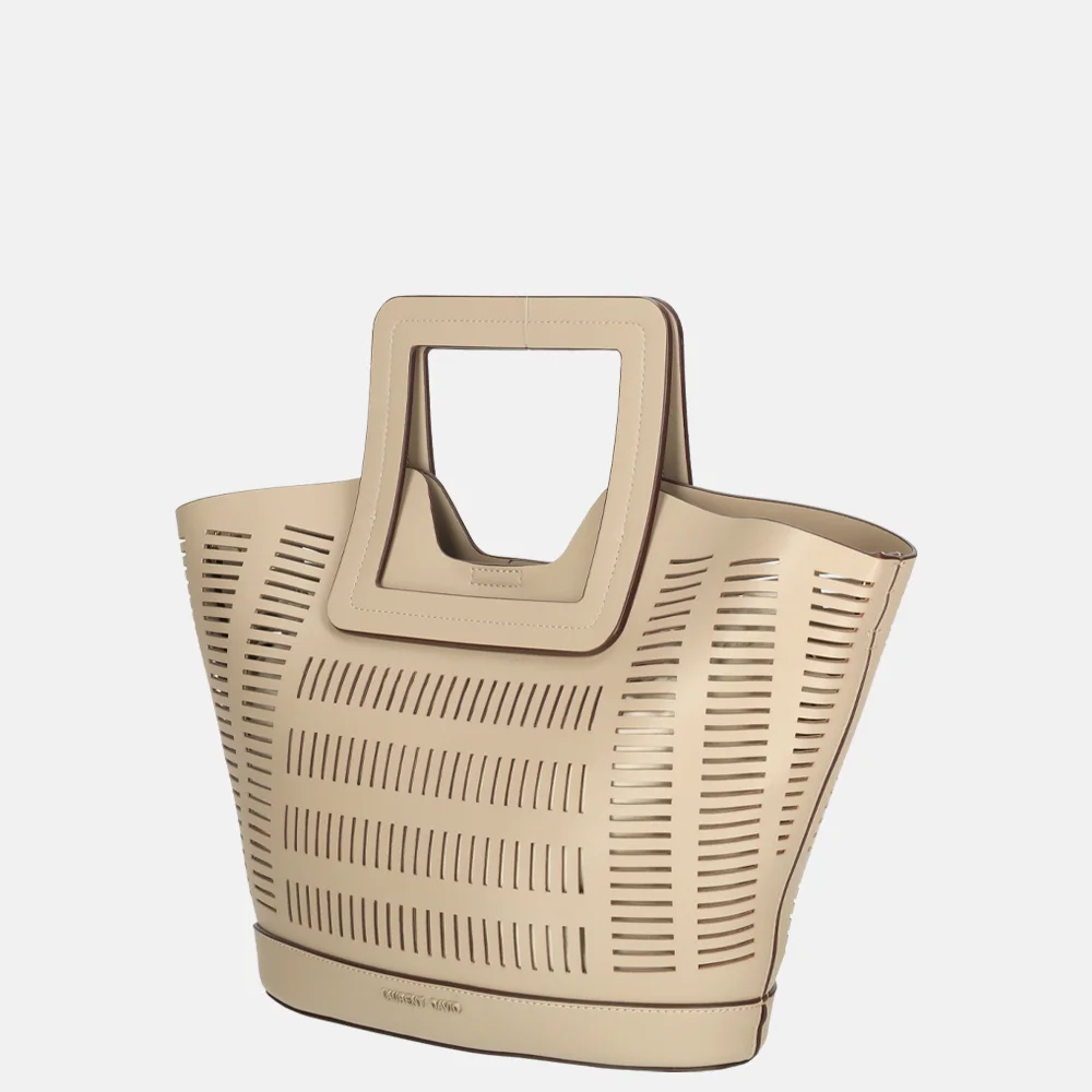 Laurent David handtas taupe bij Duifhuizen