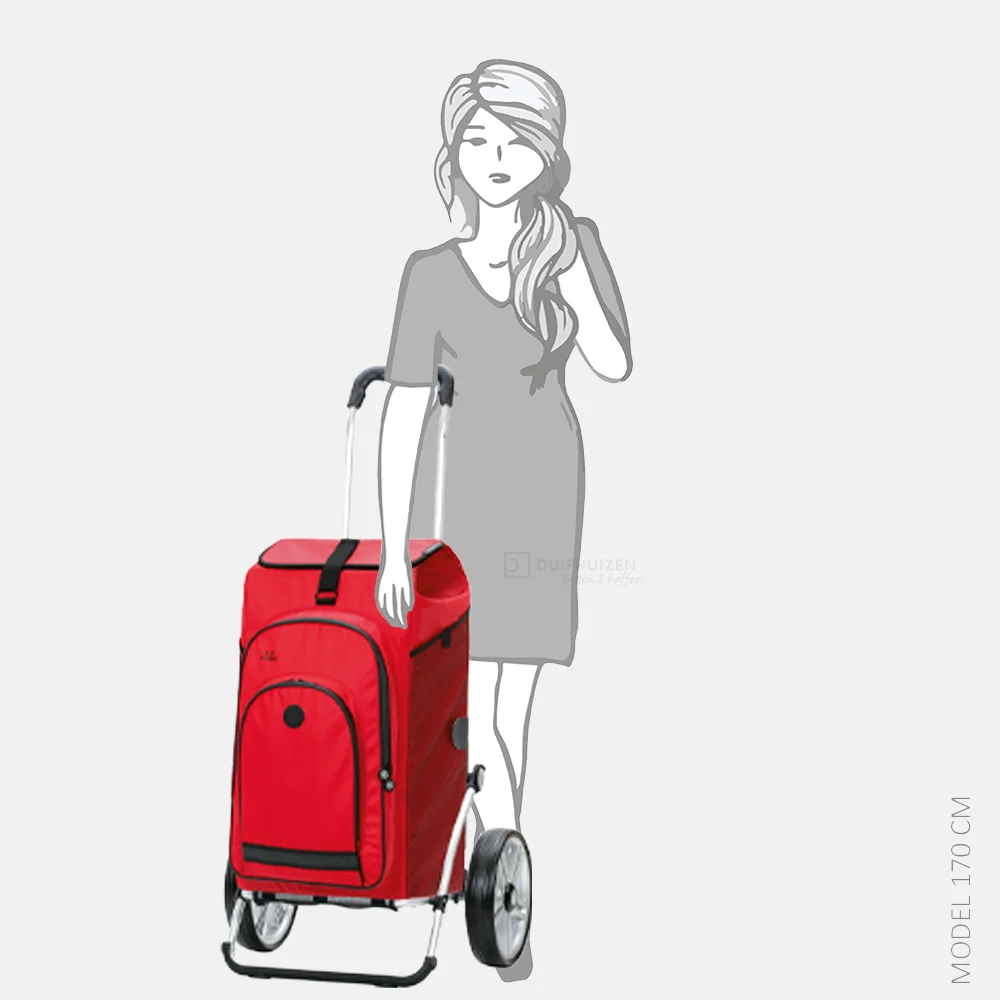 Andersen Royal Shopper Hydro 3.0 boodschappentrolley red bij Duifhuizen