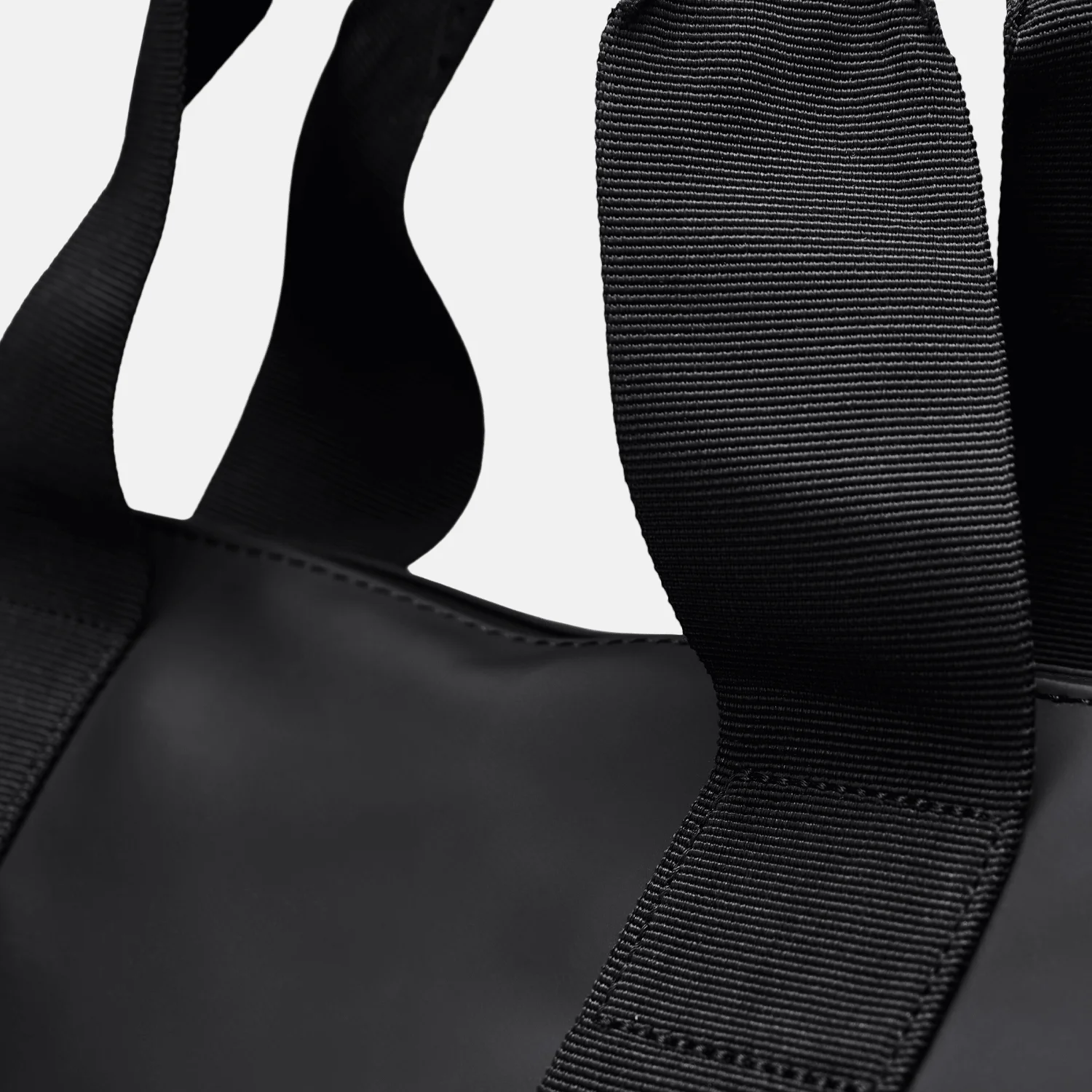 Rains Tote Bag shopper black bij Duifhuizen
