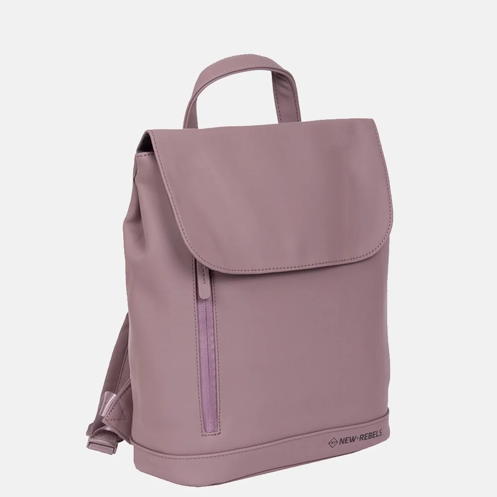 New Rebels Daley Flap rugzak lila bij Duifhuizen