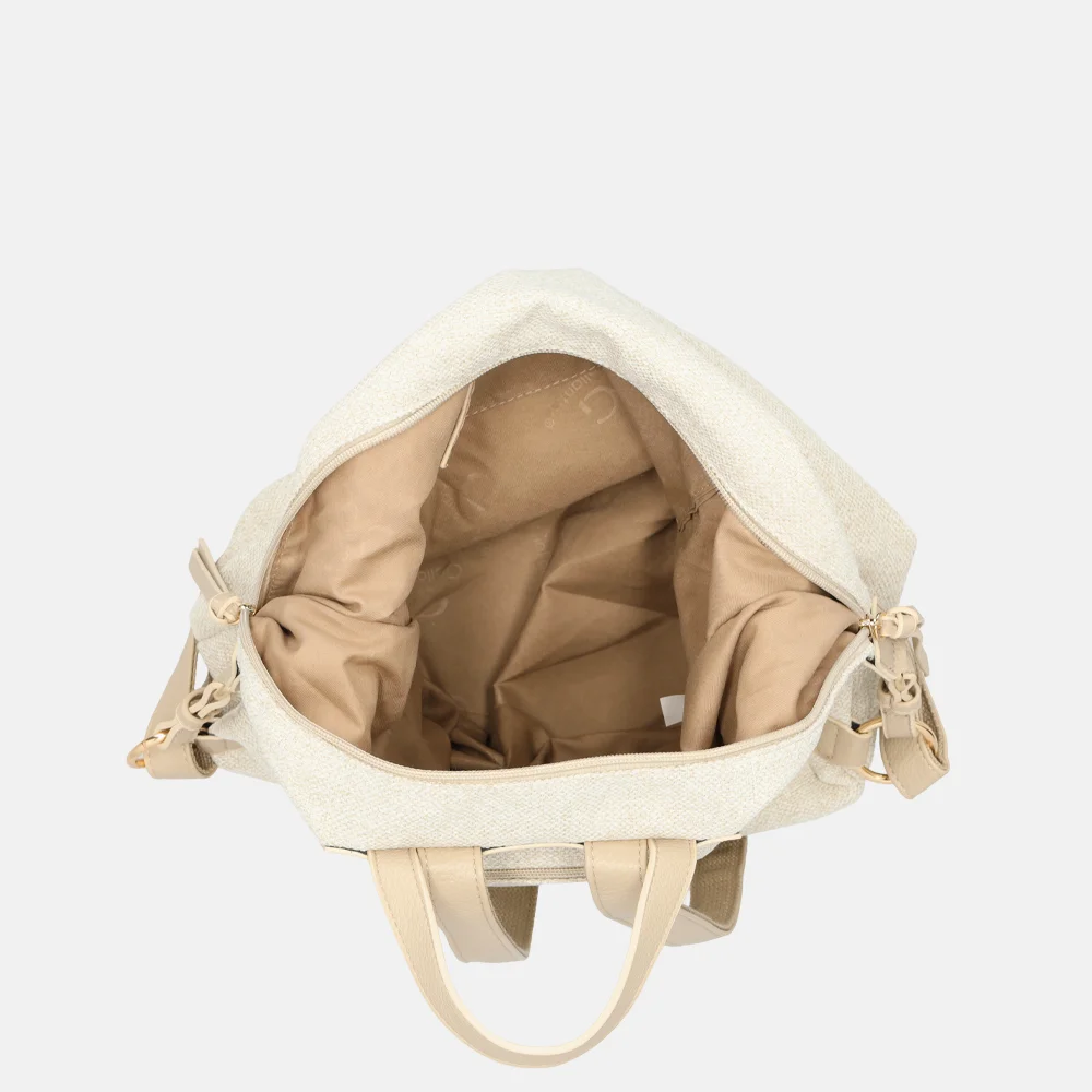 Firenze rugzak beige/beige bij Duifhuizen