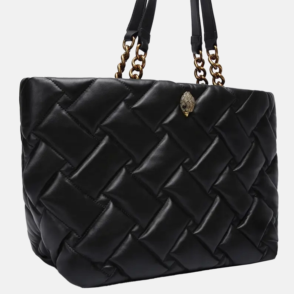 Kurt Geiger Kensington Soft shopper XL black bij Duifhuizen