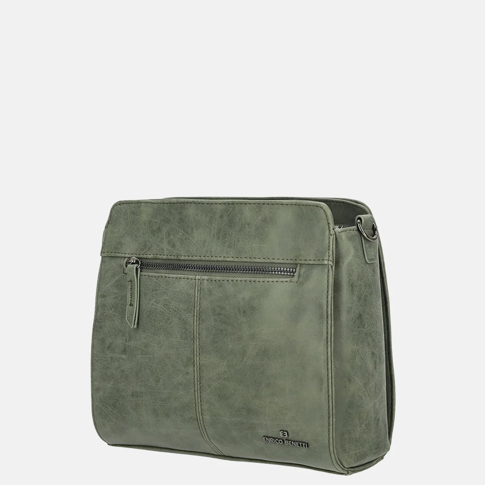 Enrico Benetti Stacey crossbody tas olijfgroen bij Duifhuizen