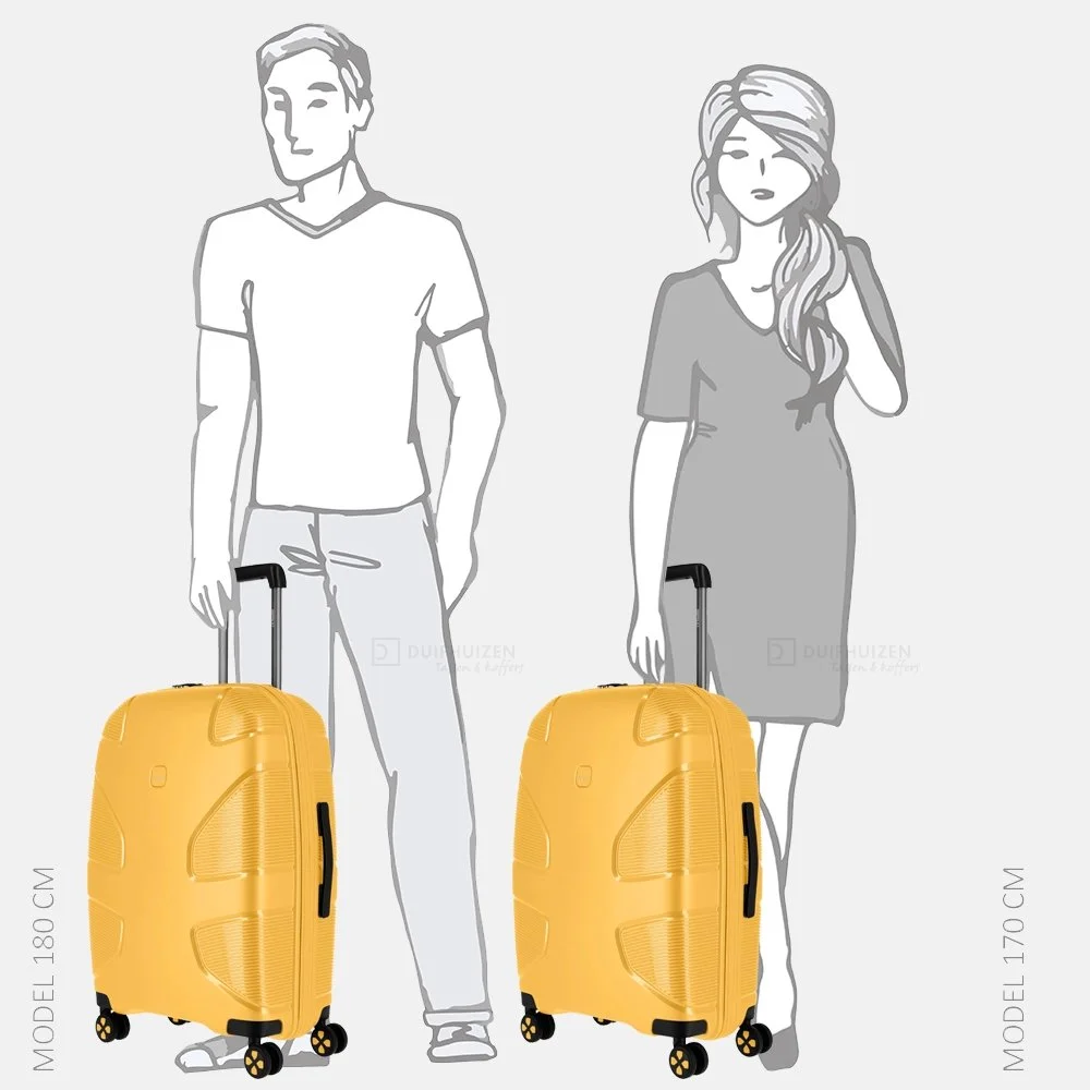 Impackt Spinner koffer 65 cm sunset yellow bij Duifhuizen