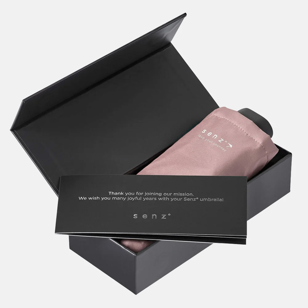 Senz micro opvouwbare paraplu lotus pink bij Duifhuizen