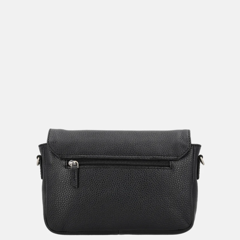 Charm London Washington crossbody tas zwart bij Duifhuizen