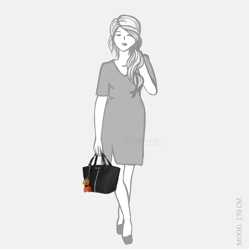 Valentino Bags Hybris shopper nero bij Duifhuizen