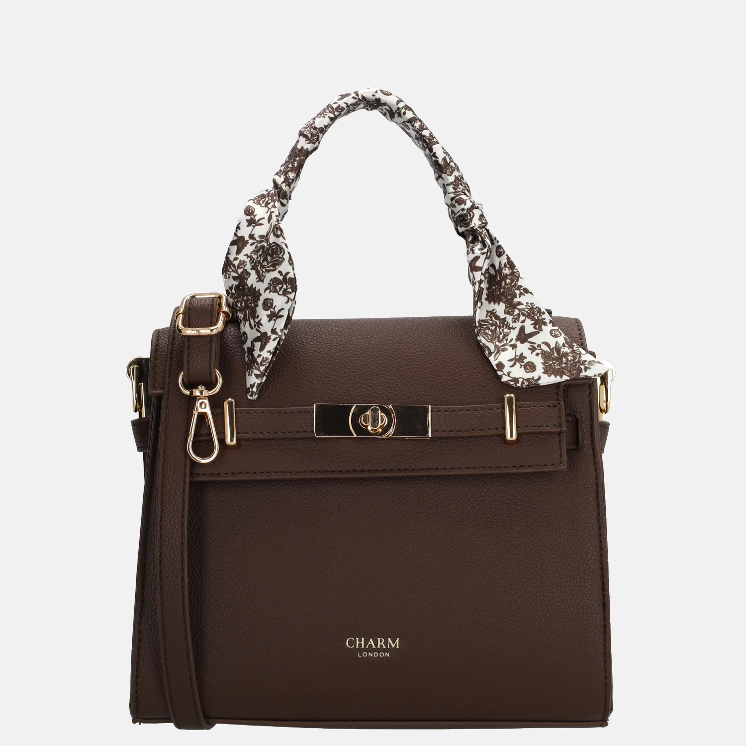 Charm London The Hamptons handtas S donkerbruin bij Duifhuizen