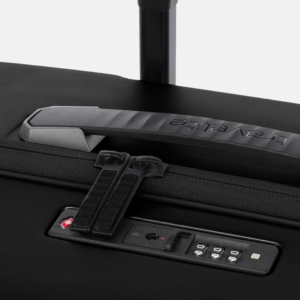 Travelite Millennium spinner reiskoffer 76 cm black bij Duifhuizen